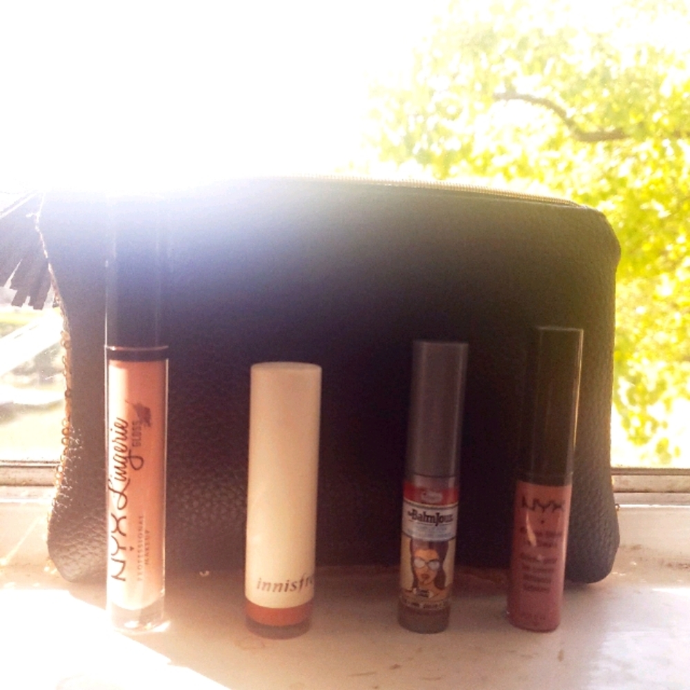 BalmJour, Innisfree, NYX nude lipsticks